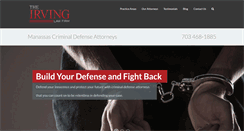 Desktop Screenshot of manassascriminalattorney.com